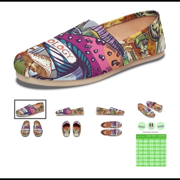 Mycology Slip On Women’s Flats Shoes - Picture 2 of 8